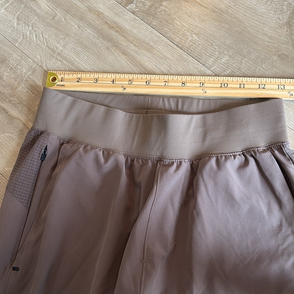 Abercrombie & Fitch YPB Motion Tek Pants Men’s Size XS 2 Tone Taupe Drawstring - Picture 2 of 12